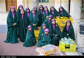 مراسم افطاری ساده در کیش
