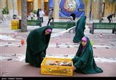 مراسم افطاری ساده در کیش