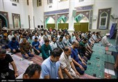 مراسم افطاری ساده در کیش