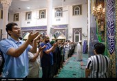 مراسم افطاری ساده در کیش