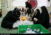 مراسم افطاری ساده در کیش