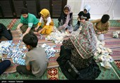 مراسم افطاری ساده در کیش