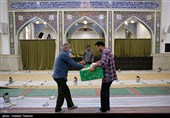 مراسم افطاری ساده در کیش