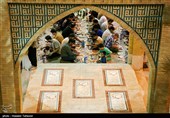 مراسم افطاری ساده در کیش