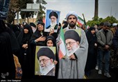 تجمع سوگواران رهبر شهید انقلاب در شیراز