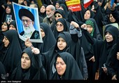 تجمع سوگواران رهبر شهید انقلاب در شیراز