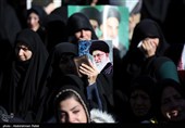 تجمع سوگواران رهبر شهید انقلاب در همدان