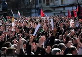 تجمع سوگواران رهبر شهید انقلاب در همدان