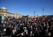 تجمع سوگواران رهبر شهید انقلاب در همدان