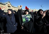 تجمع سوگواران رهبر شهید انقلاب در همدان