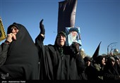 تجمع سوگواران رهبر شهید انقلاب در همدان