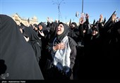 تجمع سوگواران رهبر شهید انقلاب در همدان