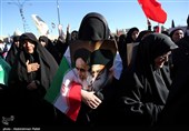 تجمع سوگواران رهبر شهید انقلاب در همدان