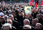 تجمع سوگواران رهبر شهید انقلاب در همدان