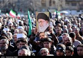 تجمع سوگواران رهبر شهید انقلاب در همدان