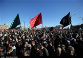 تجمع سوگواران رهبر شهید انقلاب در همدان