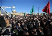 تجمع سوگواران رهبر شهید انقلاب در همدان