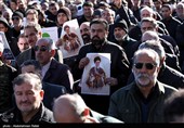 تجمع سوگواران رهبر شهید انقلاب در همدان