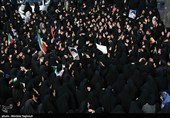 تجمع سوگواران رهبر شهید انقلاب در اهواز