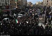 تجمع سوگواران رهبر شهید انقلاب در اهواز