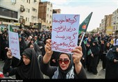 تجمع سوگواران رهبر شهید انقلاب در اهواز