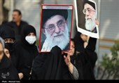 تجمع سوگواران رهبر شهید انقلاب در تبریز