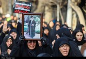 تجمع سوگواران رهبر شهید انقلاب در تبریز