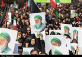 تجمع سوگواران رهبر شهید انقلاب در تبریز
