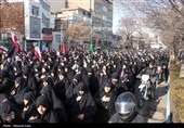 تجمع سوگواران رهبر شهید انقلاب در تبریز