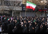تجمع سوگواران رهبر شهید انقلاب در تبریز