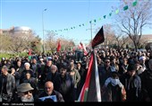 مردم قزوین در سوگ شهادت رهبر مسلمین‌جهان