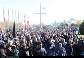 مردم قزوین در سوگ شهادت رهبر مسلمین‌جهان