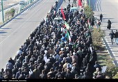 مردم قزوین در سوگ شهادت رهبر مسلمین‌جهان
