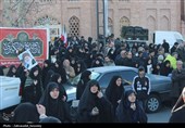 مردم قزوین در سوگ شهادت رهبر مسلمین‌جهان