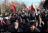 مردم قزوین در سوگ شهادت رهبر مسلمین‌جهان