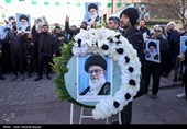 تجمع سوگواران رهبر شهید انقلاب در قزوین