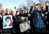 تجمع سوگواران رهبر شهید انقلاب در قزوین