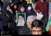 تجمع سوگواران رهبر شهید انقلاب در قزوین