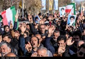 تجمع سوگواران رهبر شهید انقلاب در قزوین