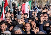 تجمع سوگواران رهبر شهید انقلاب در قزوین