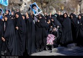 تجمع سوگواران رهبر شهید انقلاب در قزوین