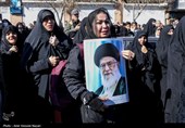 تجمع سوگواران رهبر شهید انقلاب در قزوین