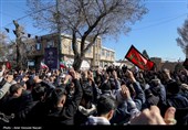 تجمع سوگواران رهبر شهید انقلاب در قزوین