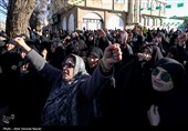 تجمع سوگواران رهبر شهید انقلاب در قزوین