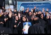 دسته عزاداری حسینه اعظم زنجان در پی شهادت رهبر انقلاب