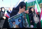 دسته عزاداری حسینه اعظم زنجان در پی شهادت رهبر انقلاب