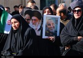دسته عزاداری حسینه اعظم زنجان در پی شهادت رهبر انقلاب