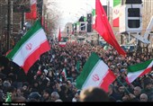 دسته عزاداری حسینه اعظم زنجان در پی شهادت رهبر انقلاب