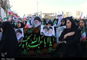 دسته عزاداری حسینه اعظم زنجان در پی شهادت رهبر انقلاب