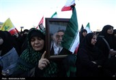 اجتماع عزاداری شهادت امام خامنه‌ای در همدان